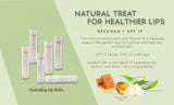 Vanilla Mint Lip Balm with Sunscreen SPF15 and Beeswax .15oz